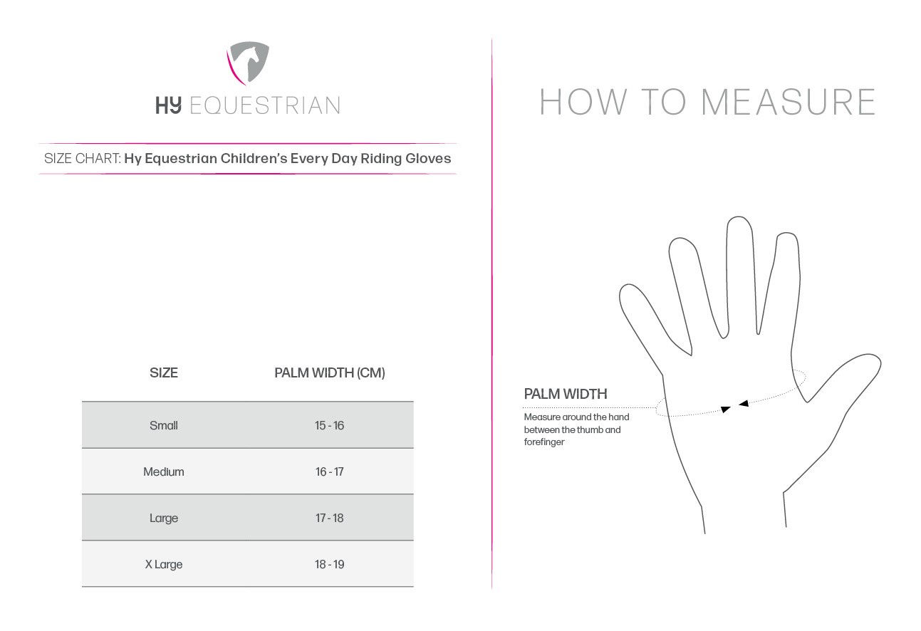 Hy Equestrian Hy Equestrian Children's Every Day Riding Gloves